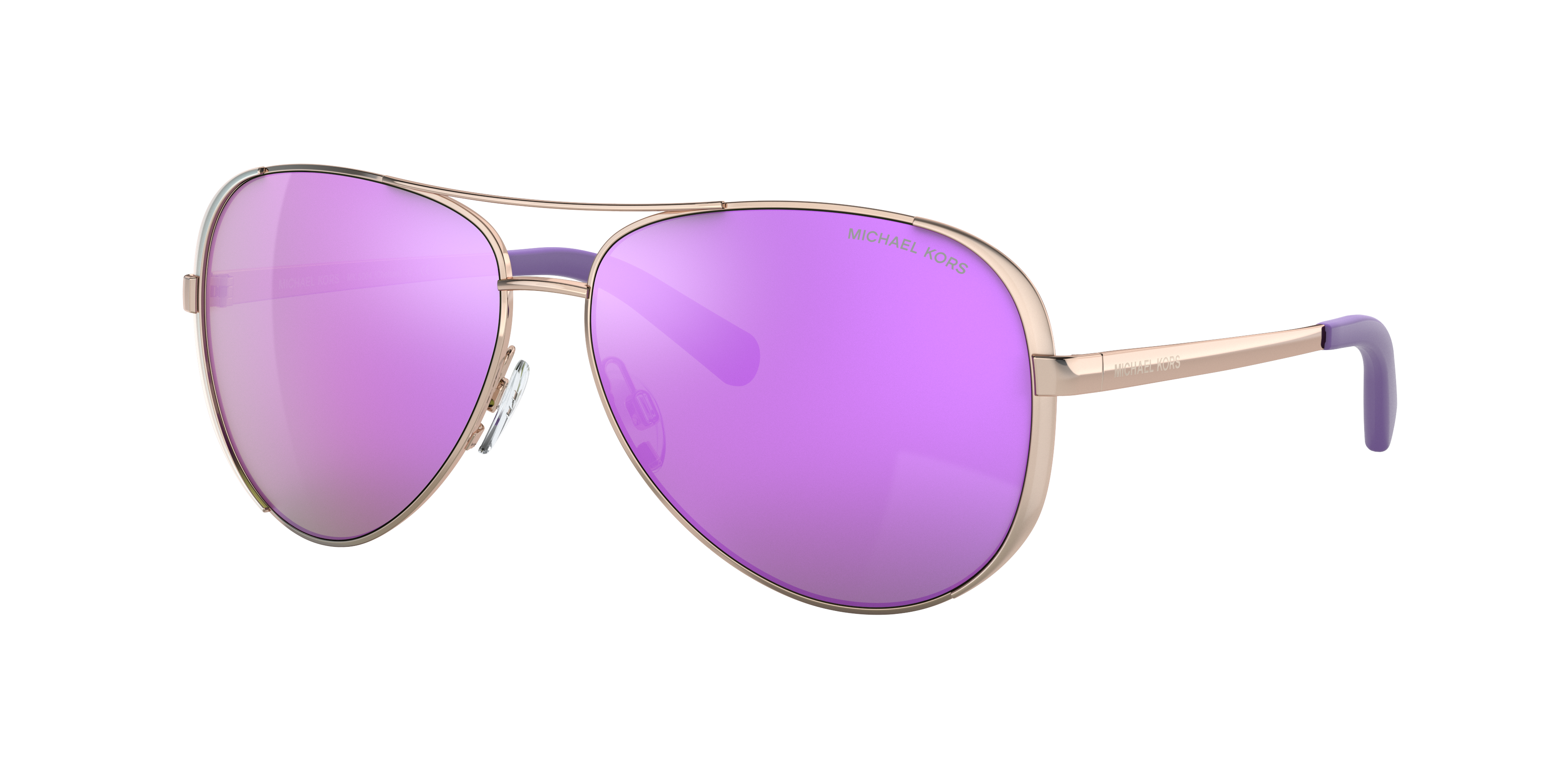michael kors purple aviator sunglasses