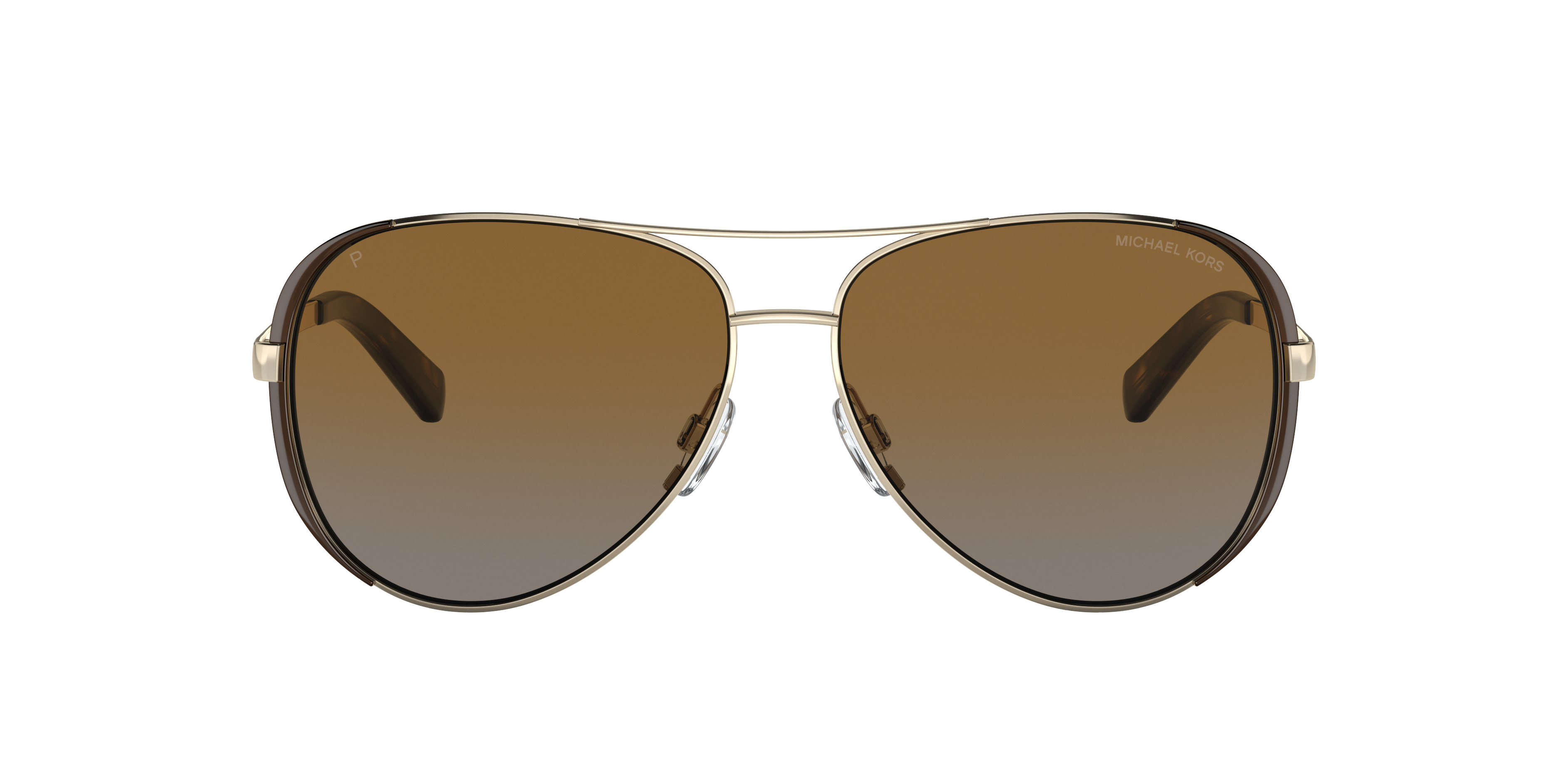 Michael Kors MK5004 Chelsea 59 Brown Gradient Polarized & Gold