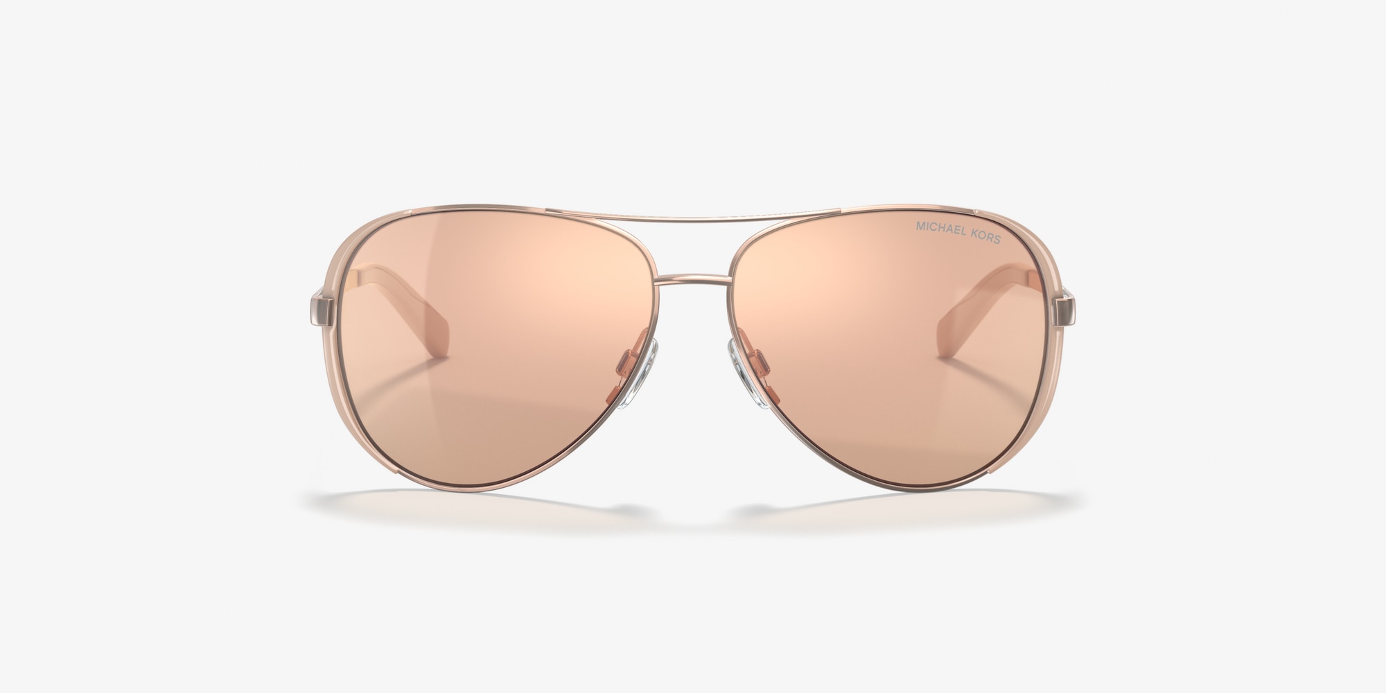 Michael Kors MK5004 CHELSEA Aviator 100325 59M Rose GoldToneBlue Mirror  Sunglasses For Women FREE Complimentary Eyewear Care Kit  Walmartcom