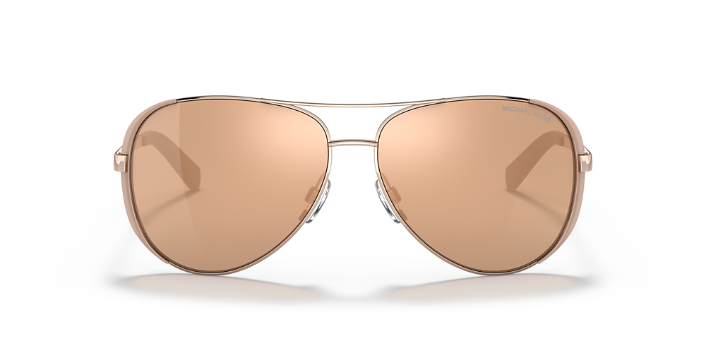 Michael Kors MK5004 Chelsea 59 Rose Gold & Rose Gold/Taupe Sunglasses |  Sunglass Hut USA
