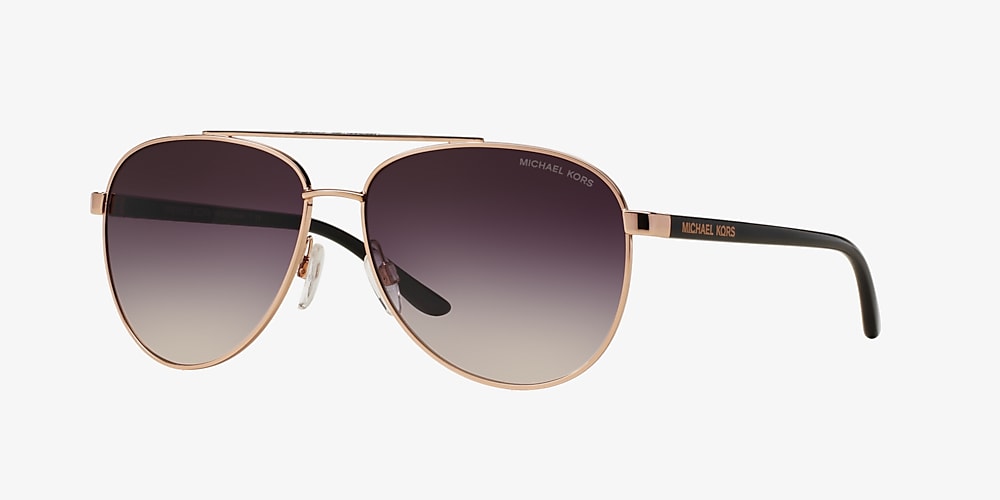 Michael Kors MK5007 HVAR 59 Grey Rose Gradient & Rose Gold Sunglasses |  Sunglass Hut Canada