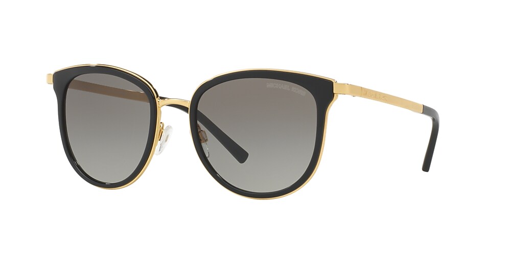 Michael kors black hot sale and gold sunglasses