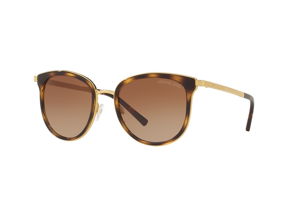 Michael Kors MK1010 Adrianna I 54 Degrade marron Ecaille de tortue foncee Or Sunglasses Sunglass Hut France