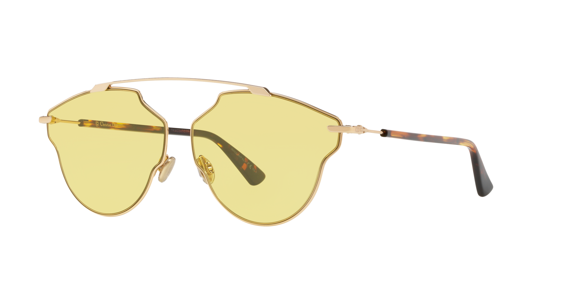 dior yellow glasses
