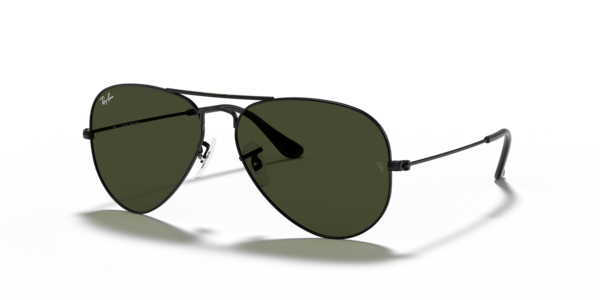 Óculos de sol Ray-Ban Aviator Gradient RB3025L, formato aviador, armação em metal, lente marrom