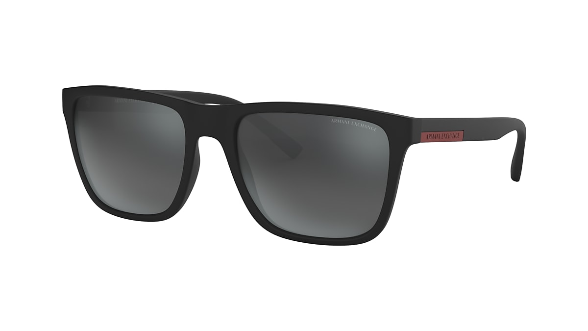 Armani Exchange AX4080S L (57 - 19) with Black lenses and Black