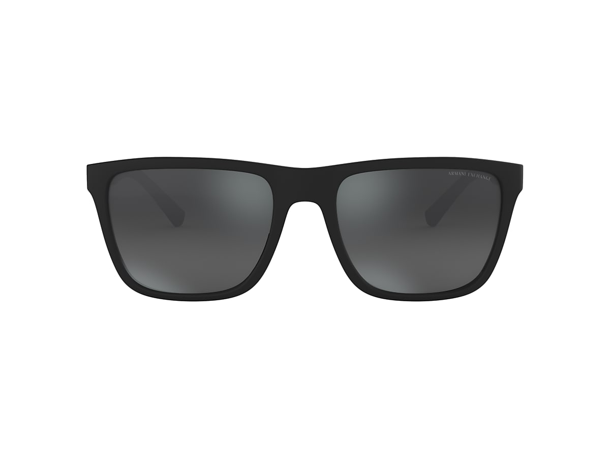 Armani Exchange AX4080S 57 Mirror Black & Matte Black Sunglasses | Sunglass  Hut Australia