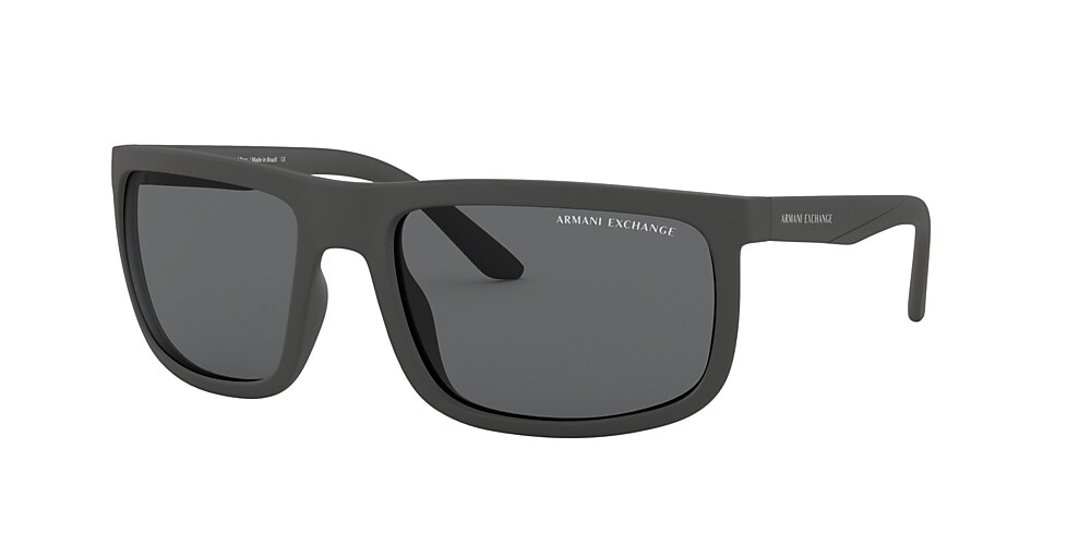 Armani Exchange AX4084S 60 Polar Grey Matte Grey Polarized