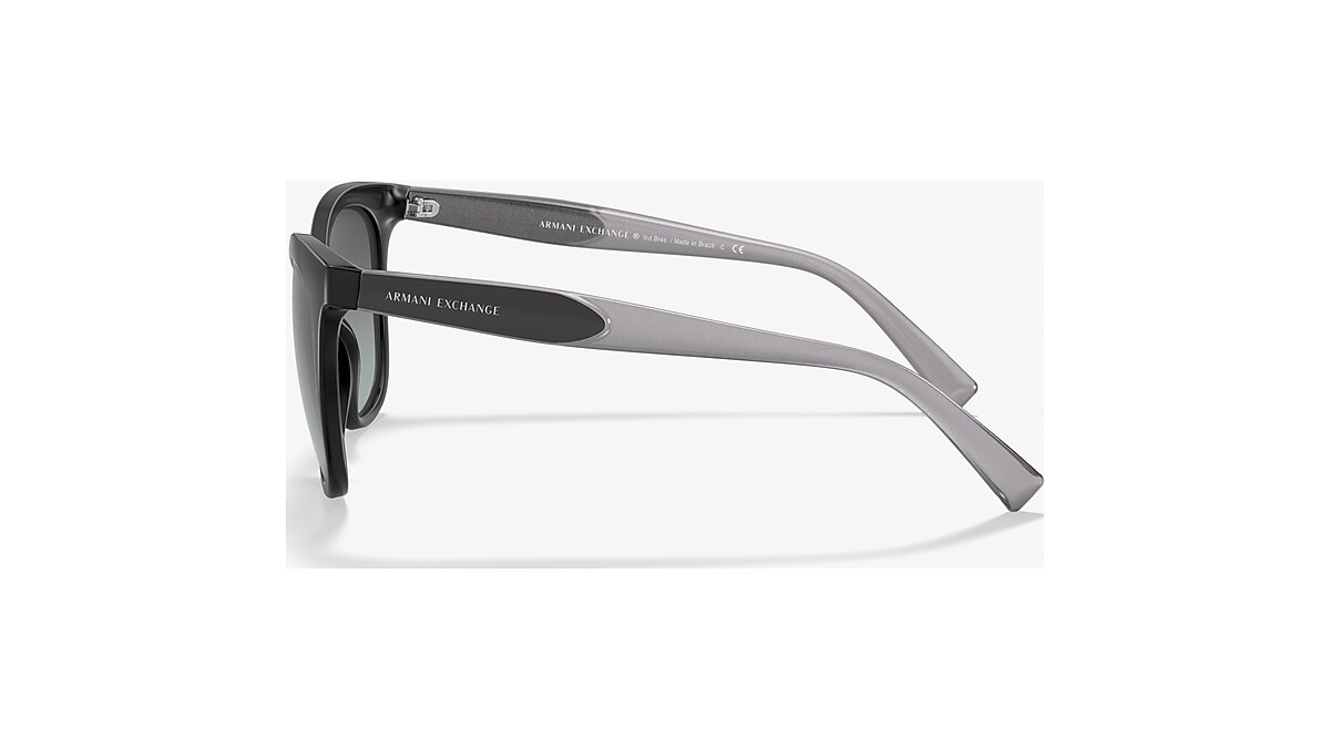 ARMANI EXCHANGE AX4094S Schwarz glänzend - Sonnenbrille für Frau,  Gläserfarbe: Grau Verlaufstönung