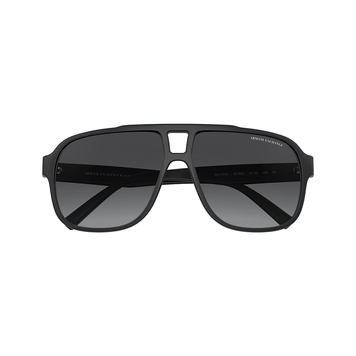 Armani Exchange AX4104S 61 Gradient Grey & Matte Black Sunglasses |  Sunglass Hut Australia