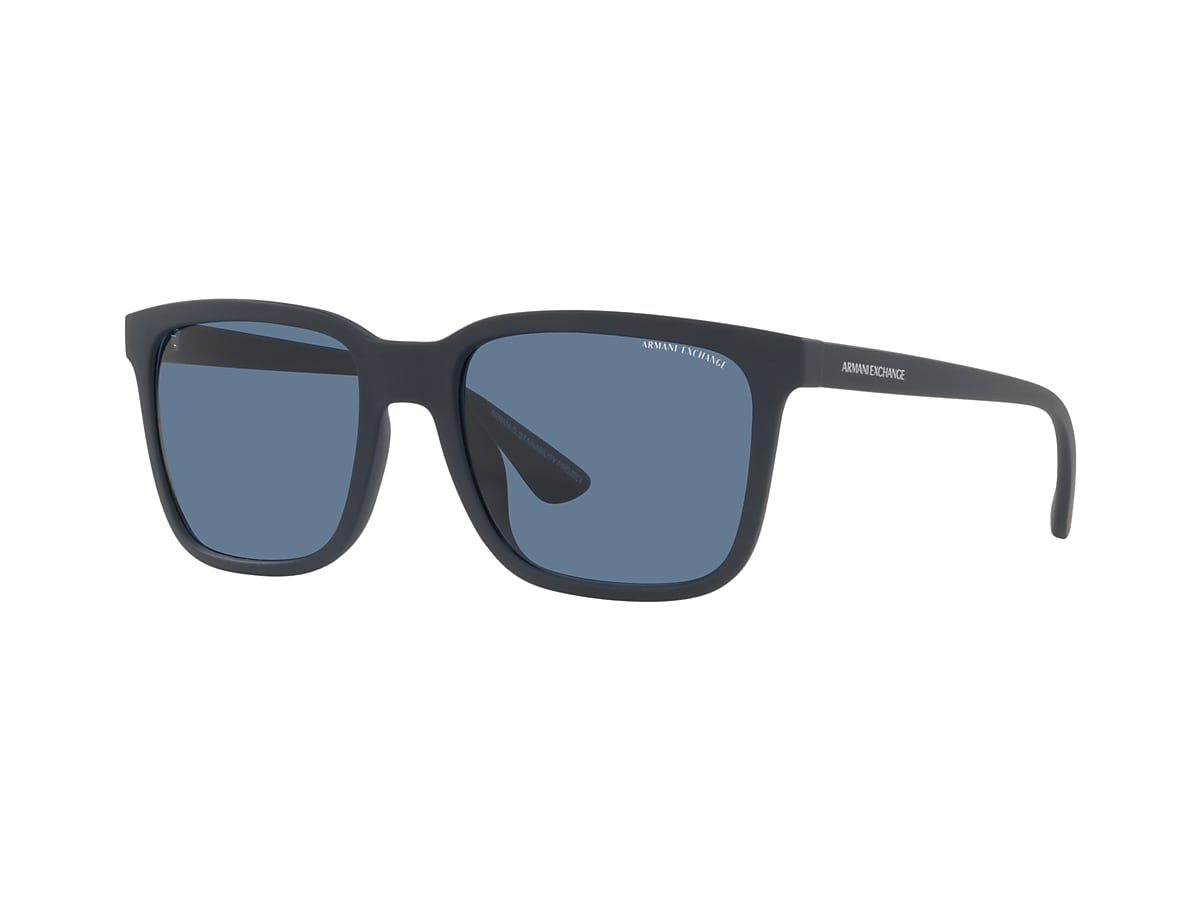 Armani Exchange AX4112SU 55 Dark Blue & Matte Black Sunglasses