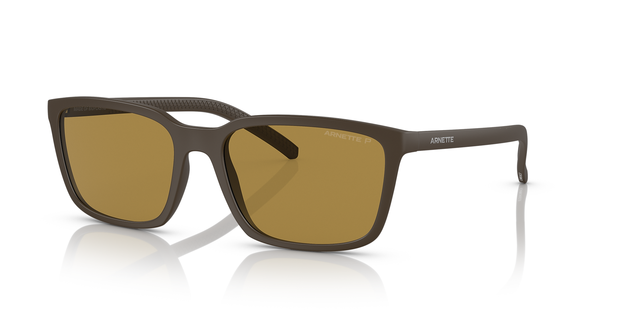 Arnette AN4311 56 Dark Brown Polar & Matte Brown Polarized Sunglasses ...