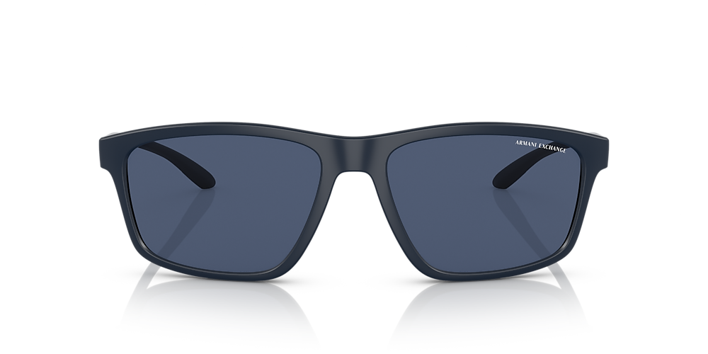 Armani Exchange AX4122S 59 Dark Blue Matte Blue Sunglasses