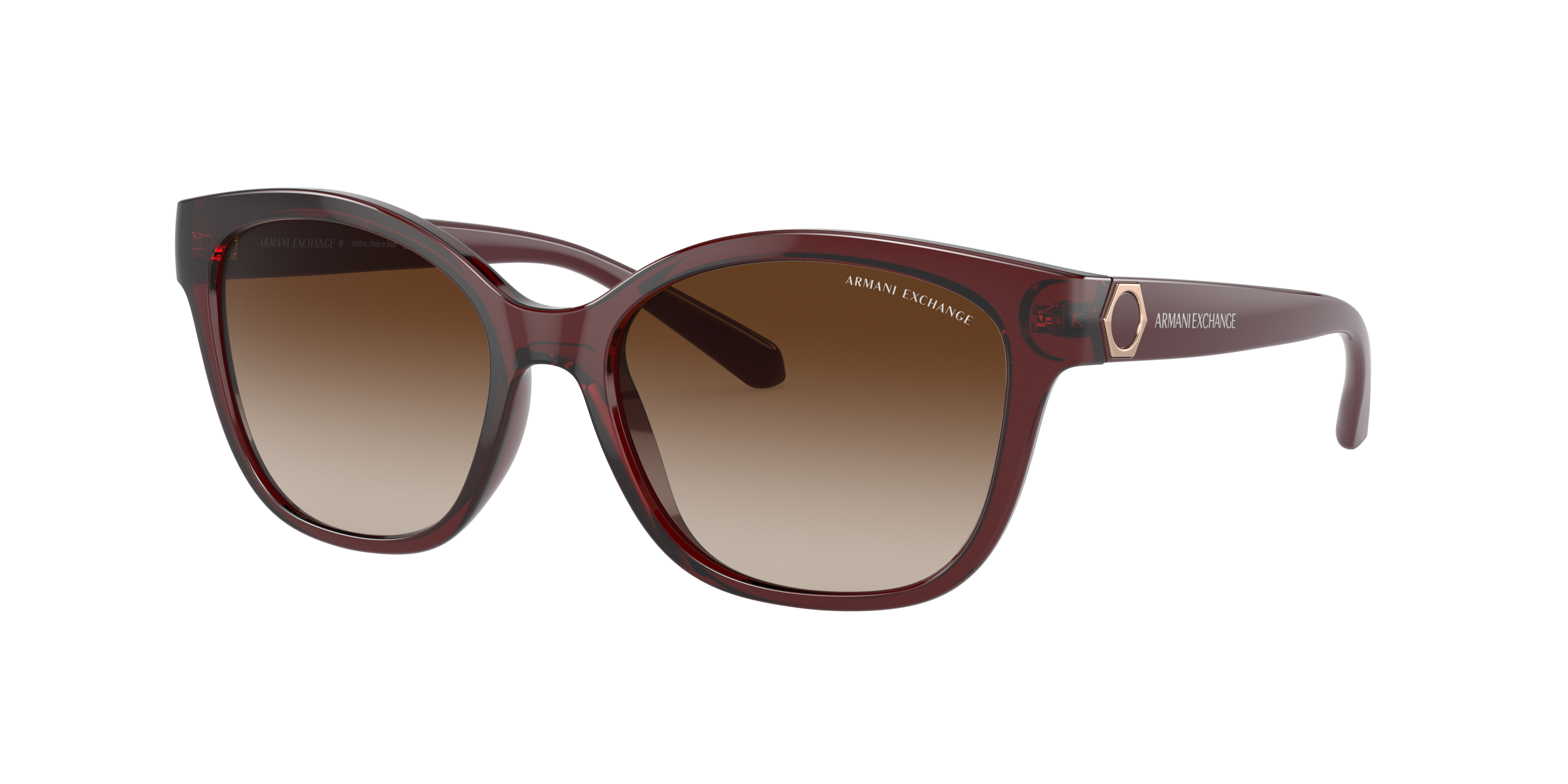 Armani Exchange Woman Sunglass Ax4127s In Brown