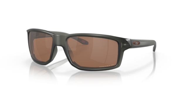 Óculos de sol Oakley Gibston OO9449, formato quadrado, armação em o-matter cinza fumê fosco, lente prizm tungstênio polarizada