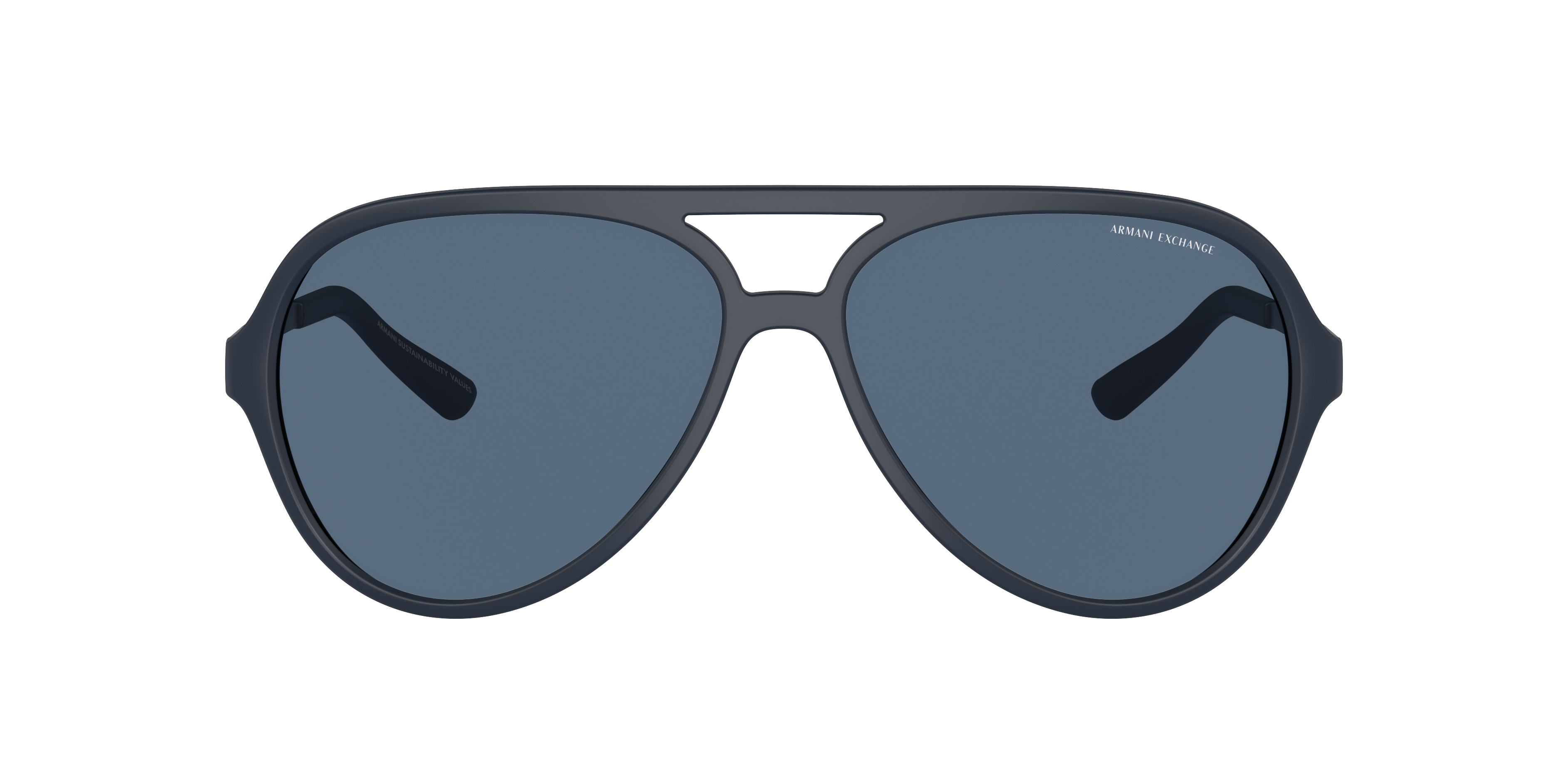Armani Exchange Mann Sunglass Ax4133s In Dark Blue