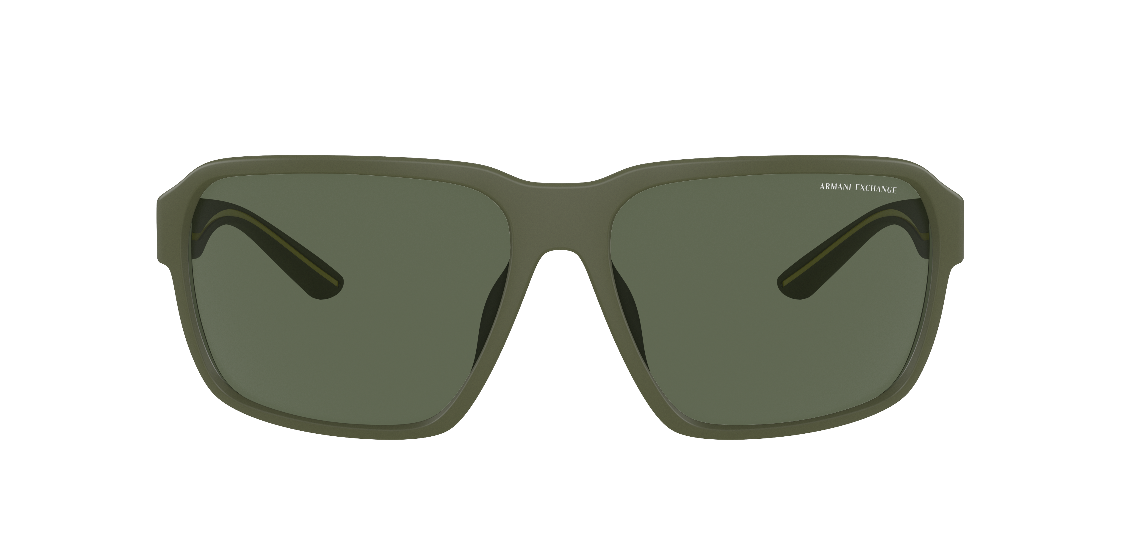 Shop Armani Exchange Man Sunglass Ax4131su In Dark Green