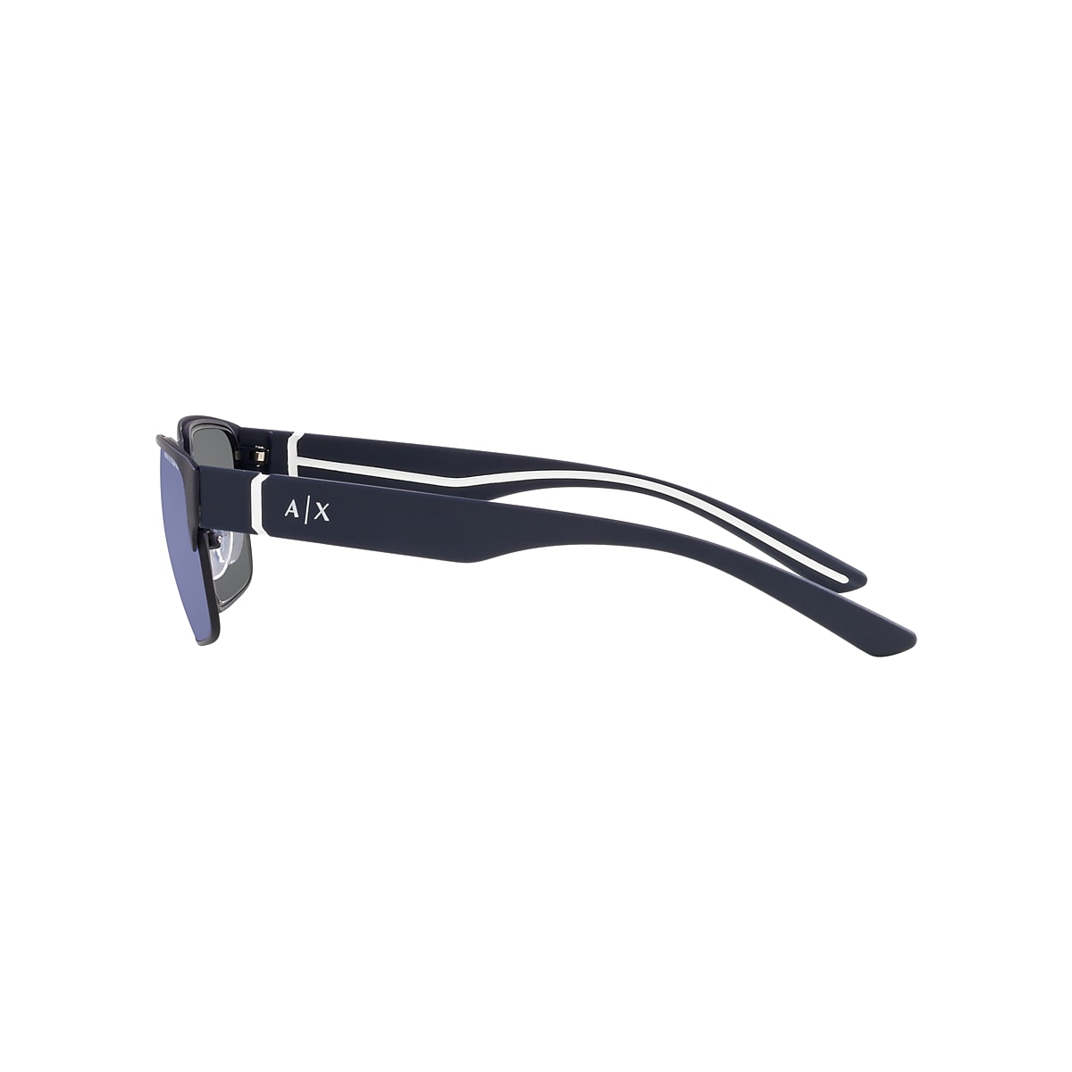ARMANI EXCHANGE AX2046S Matte Blue - Men Sunglasses, Blue Mirror Blue Lens
