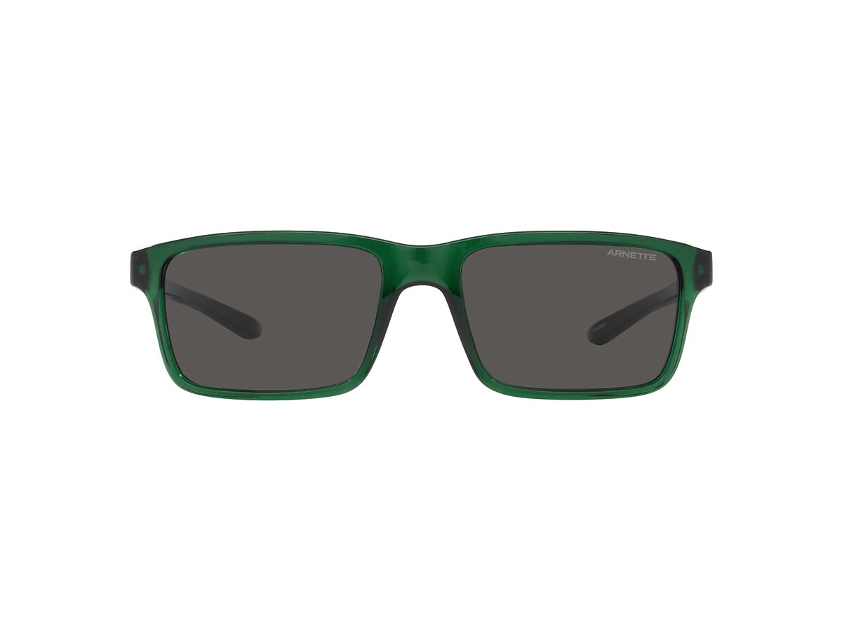 Arnette AN4322 Mwamba 57 Dark Grey & Green Sunglasses | Sunglass 