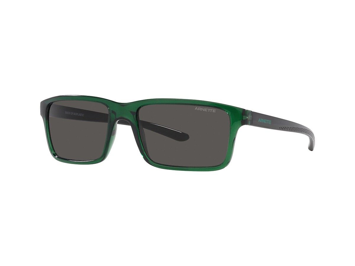 Arnette AN4322 Mwamba 57 Dark Grey & Green Sunglasses | Sunglass 