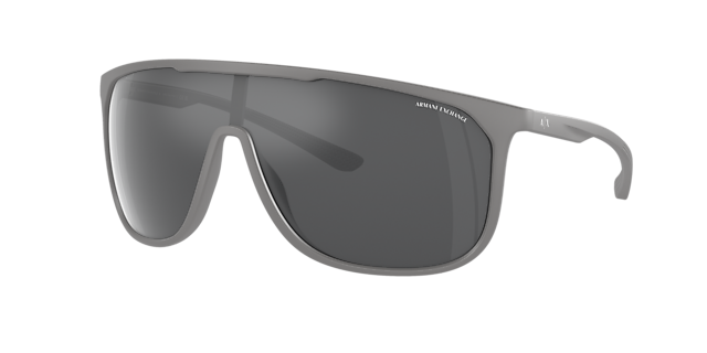 ARMANI EXCHANGE AX4137SU Matte Grey - Men Sunglasses, Grey Mirror Silver  Lens