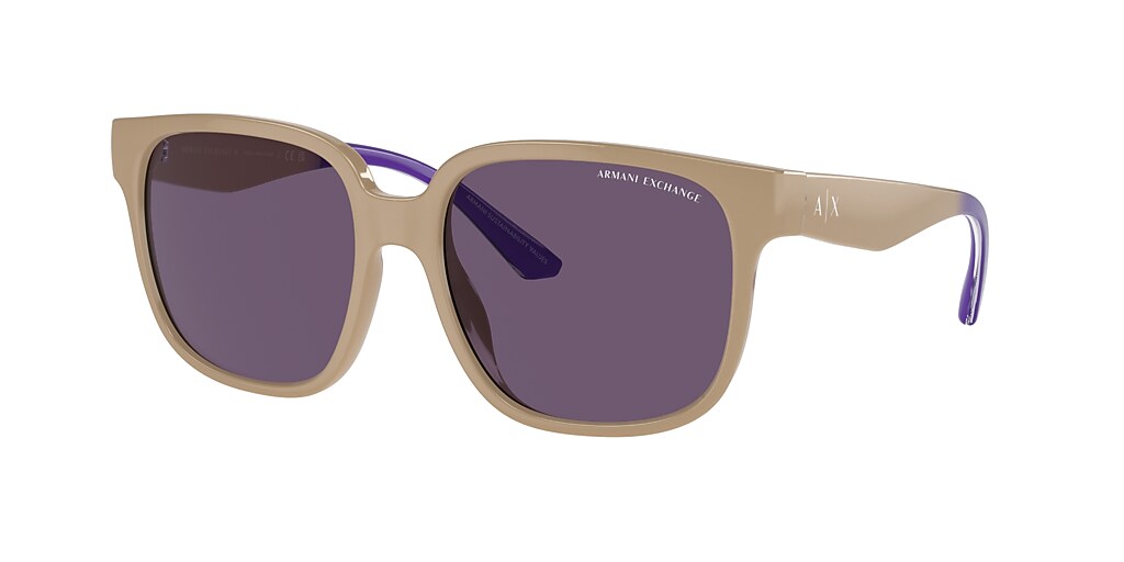 Armani Exchange AX4136SU 56 Violet & Shiny Tundra Sunglasses Sunglass
