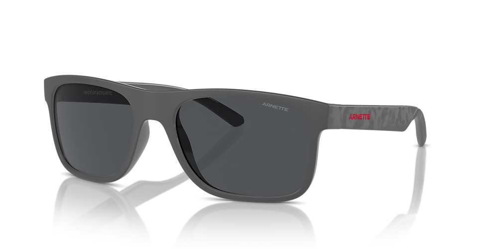 Arnette AN4341 Khim 56 Dark Grey & Medium Grey Sunglasses 