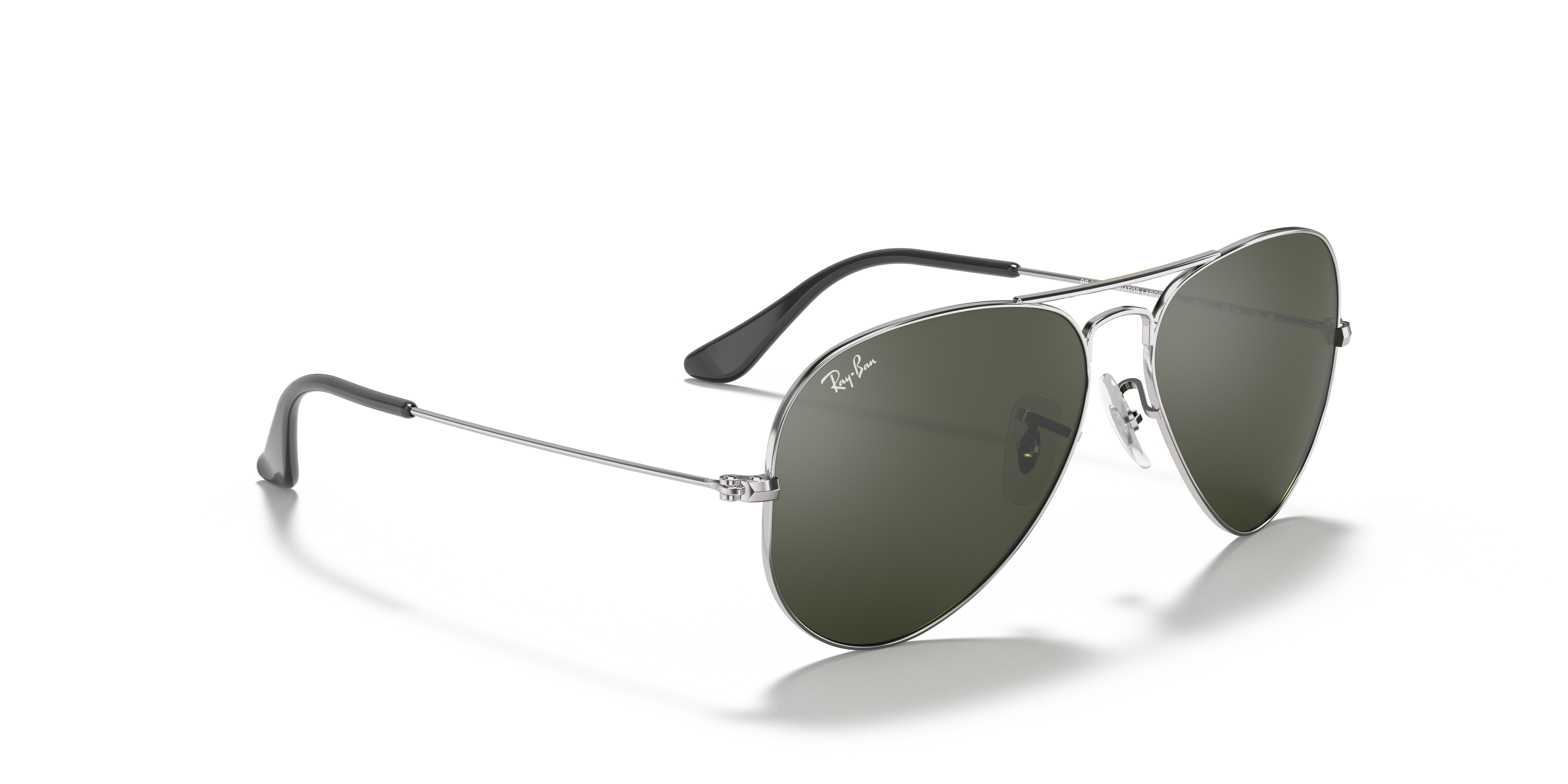 ray ban polarized silver mirror