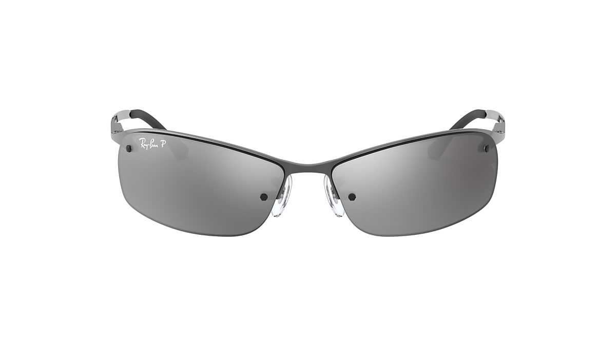 Ray-Ban RB3183 63 Grey Gradient & Gunmetal Polarized Sunglasses | Sunglass Hut USA