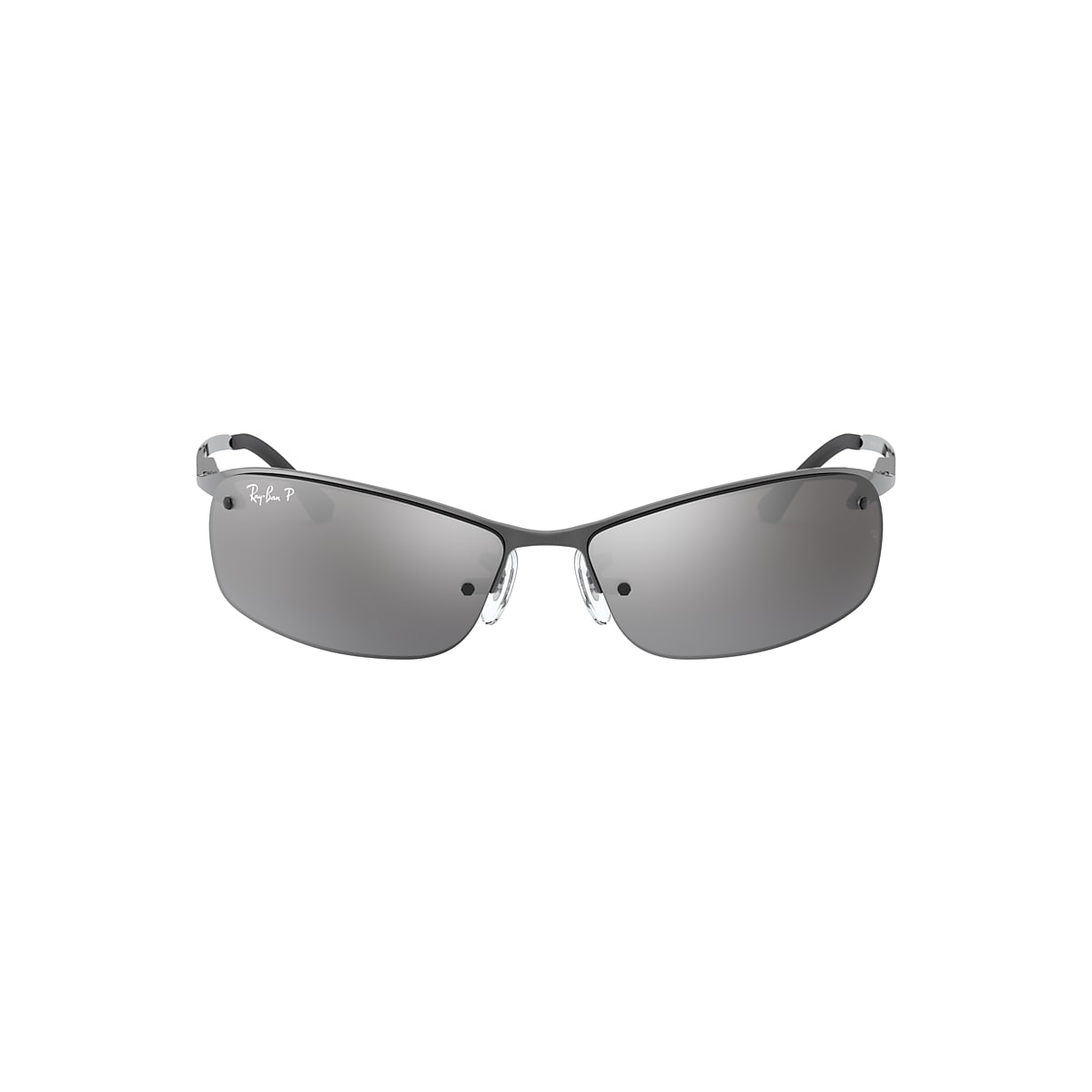 Ray-Ban RB3183 63 Grey Mirror Gradient Silver & Gunmetal Polarized  Sunglasses | Sunglass Hut USA