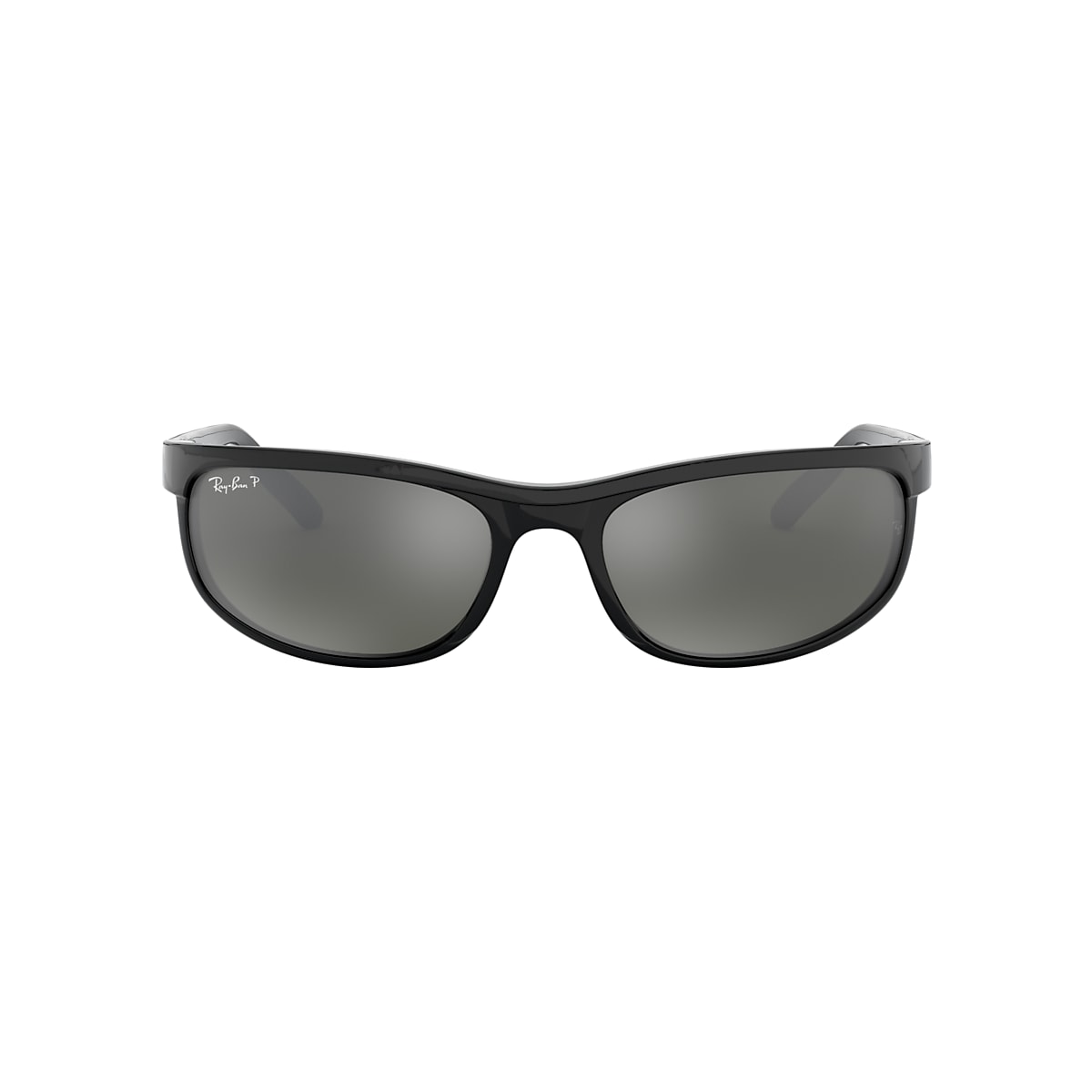 Ray-Ban RB2027 Predator 62 Polarized Grey Mirror & Black Polarized Sunglasses | Sunglass Hut USA
