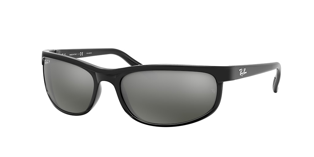 Ray Ban Rb27 Predator 2 62 Polarized Grey Mirror Black Polarized Sunglasses Sunglass Hut Usa