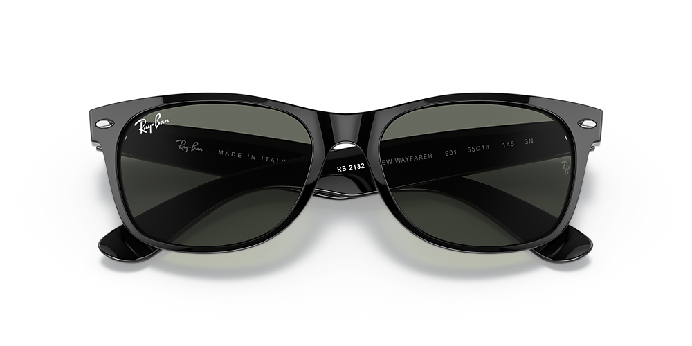 Ray Ban Rb2132 New Wayfarer Classic 52 Green Black Sunglasses Sunglass Hut Usa