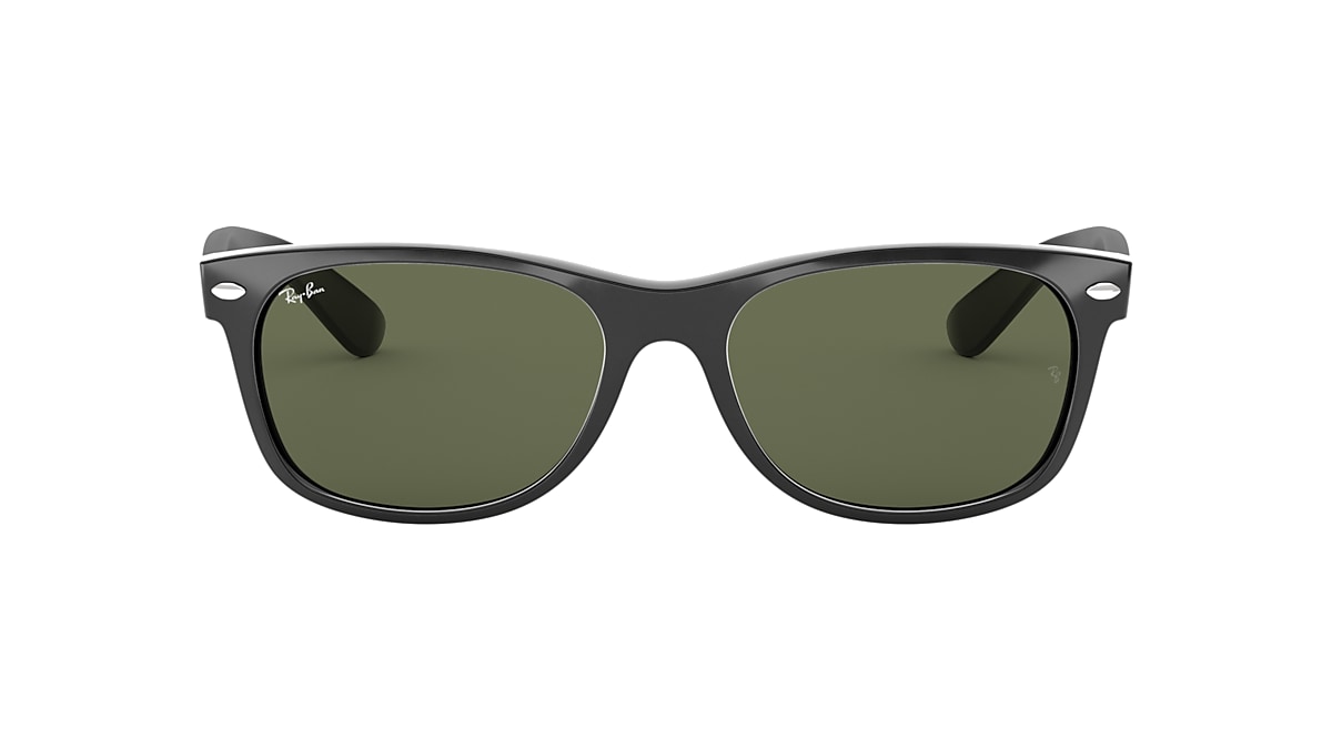 Ray-Ban RB2132 New Wayfarer Classic 55 Green & Sunglasses | Sunglass USA