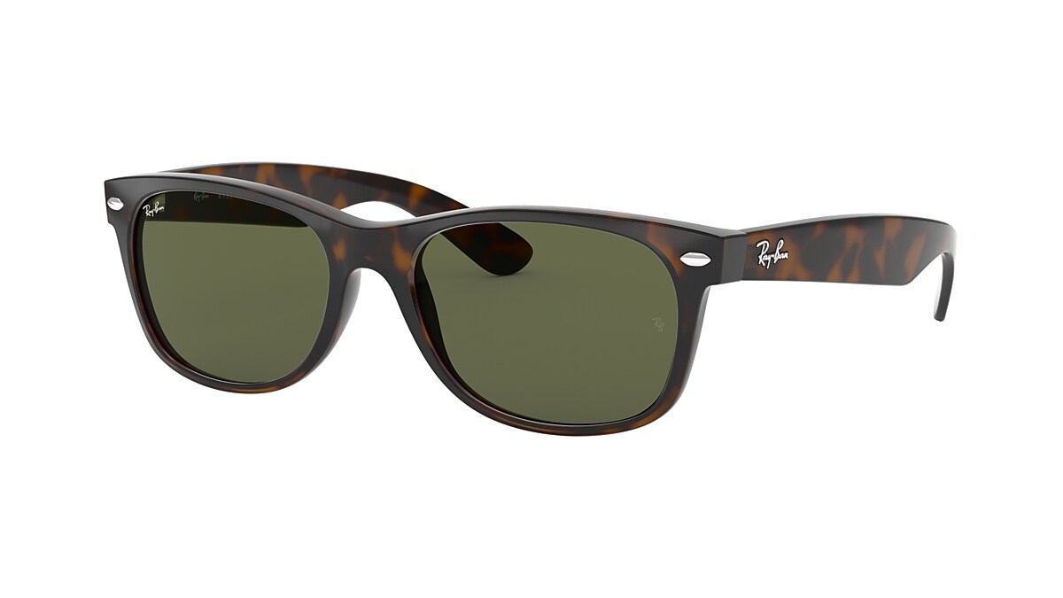 Ray-Ban RB2132 New Wayfarer Classic M (55 - 18) with Green