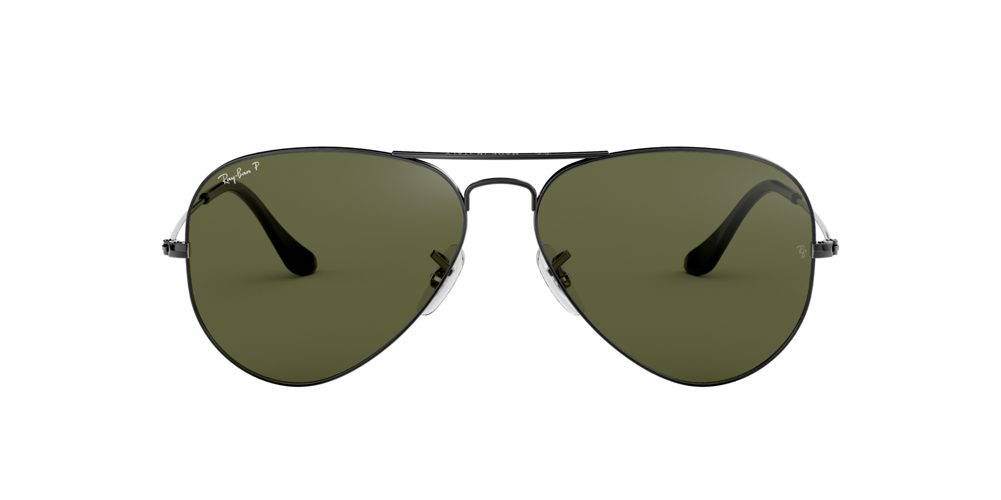 ray ban aviator green polarized