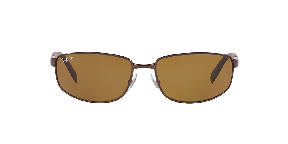Ray-Ban RB3254 61 Brown & Brown Polarized Sunglasses | Sunglass 