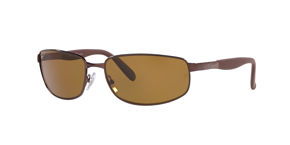 Ray-Ban RB3254 61 Brown & Brown Polarized Sunglasses | Sunglass 