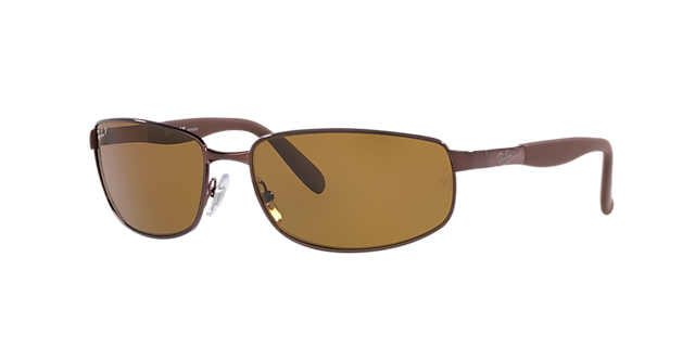 Ray-Ban RB3254 61 Brown & Brown Polarized Sunglasses