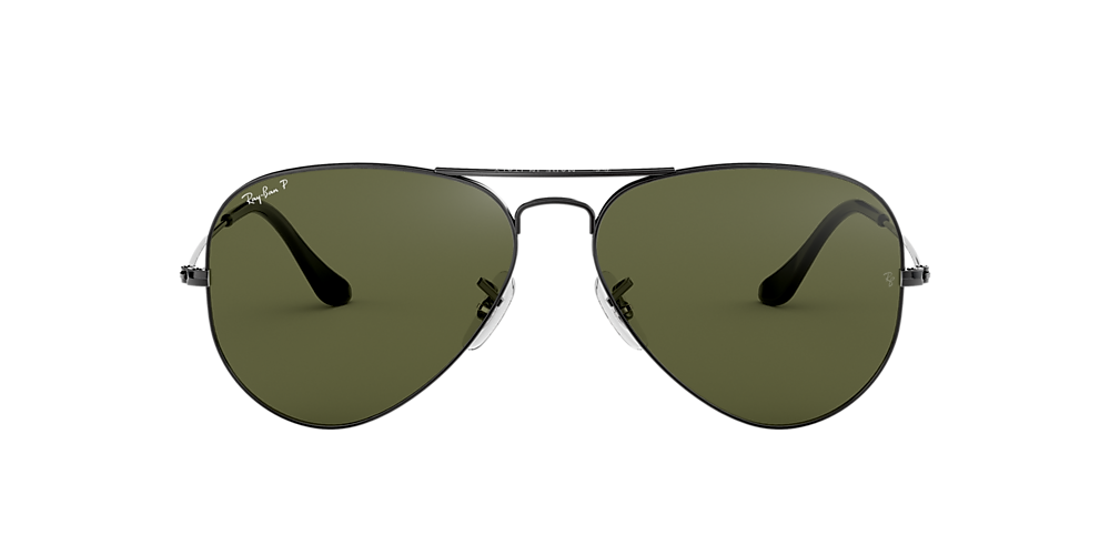 Ray Ban Rb3025 Aviator Classic 62 Green Gunmetal Polarized Sunglasses Sunglass Hut Usa