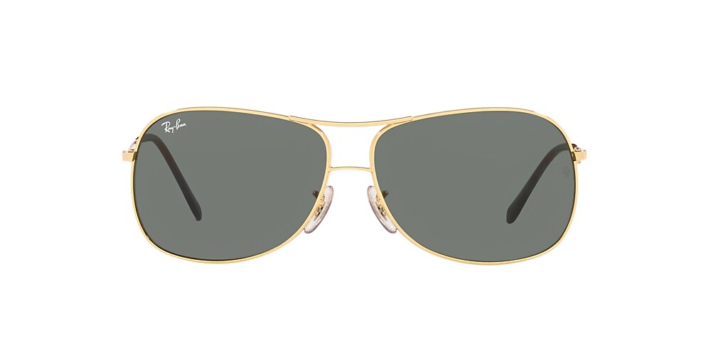 Ray-Ban RB3267 64 Green Classic G-15 & Gold Sunglasses | Sunglass