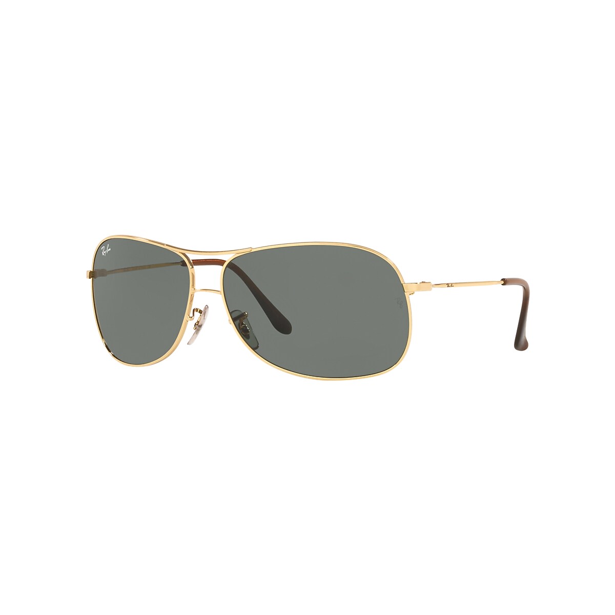 Ray-Ban RB3267 64 Green Classic G-15 & Gold Sunglasses 