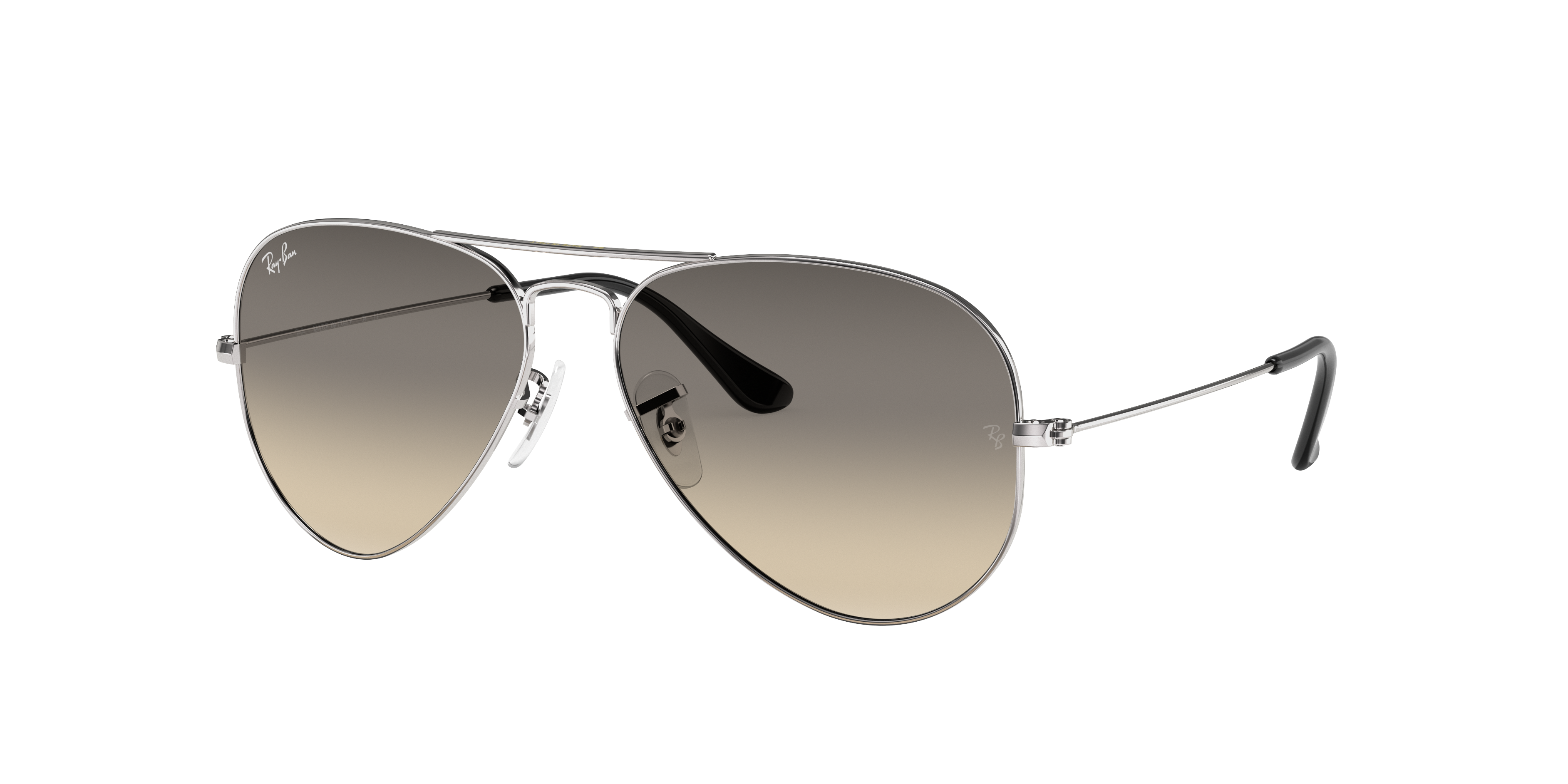 grey gradient aviator sunglasses