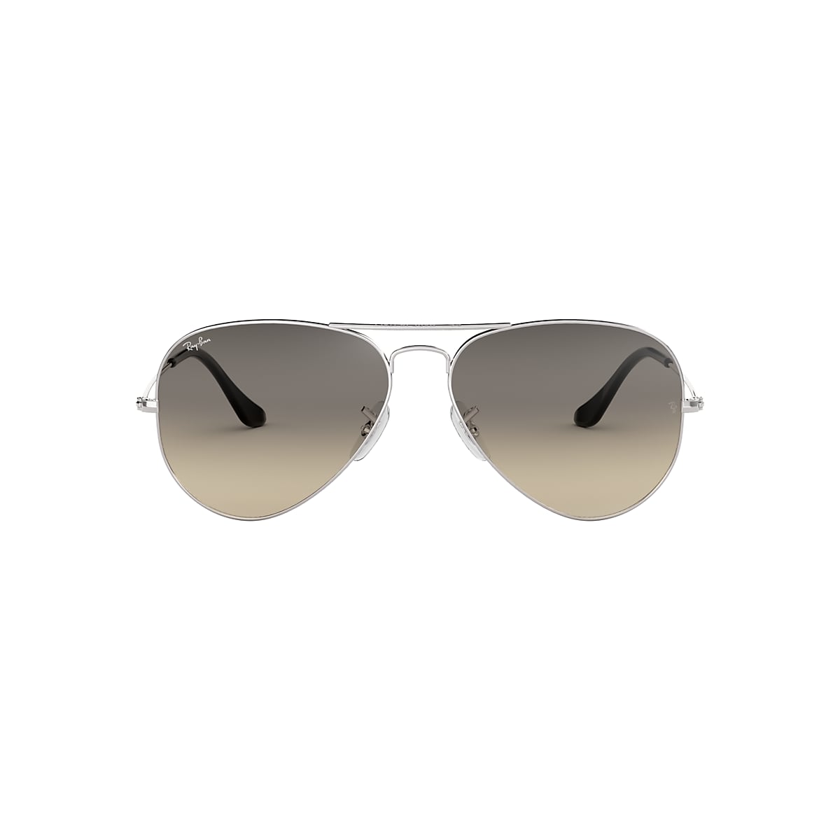 Ray-Ban RB3025 Aviator Gradient 58 Grey Gradient & Silver Sunglasses |  Sunglass Hut USA