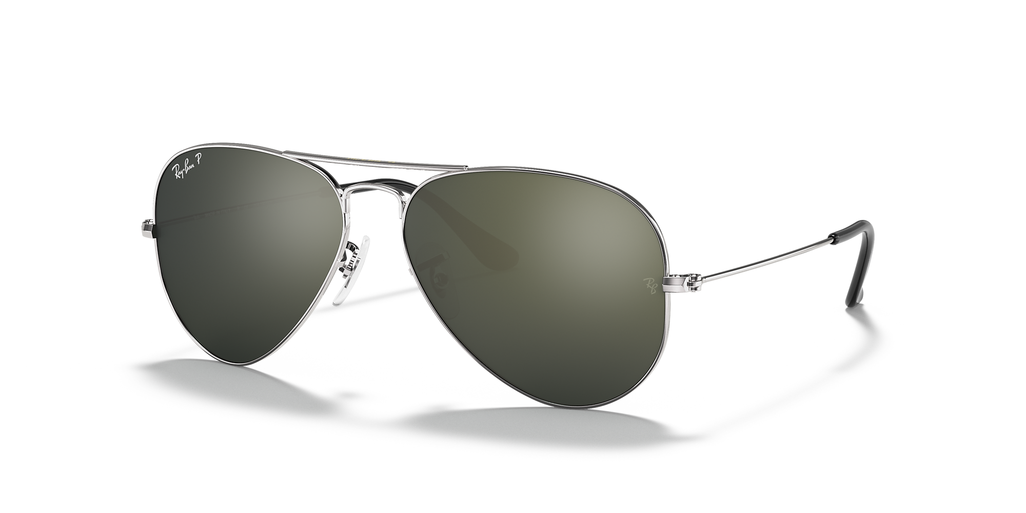 Ray Ban Rb3025 Aviator Mirror 58 Grey And Silver Polarized Sunglasses Sunglass Hut Usa 4919