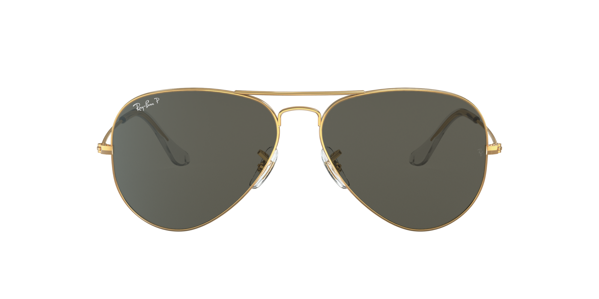 ray ban 62mm aviator polarized