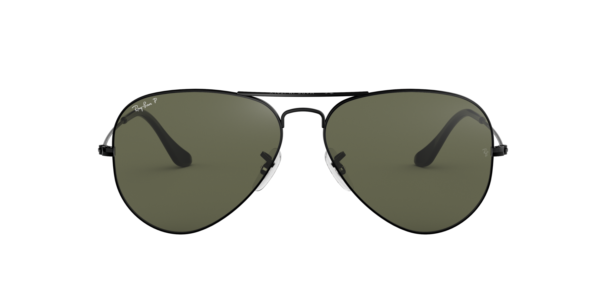 ray ban aviator 55mm polarized sunglasses
