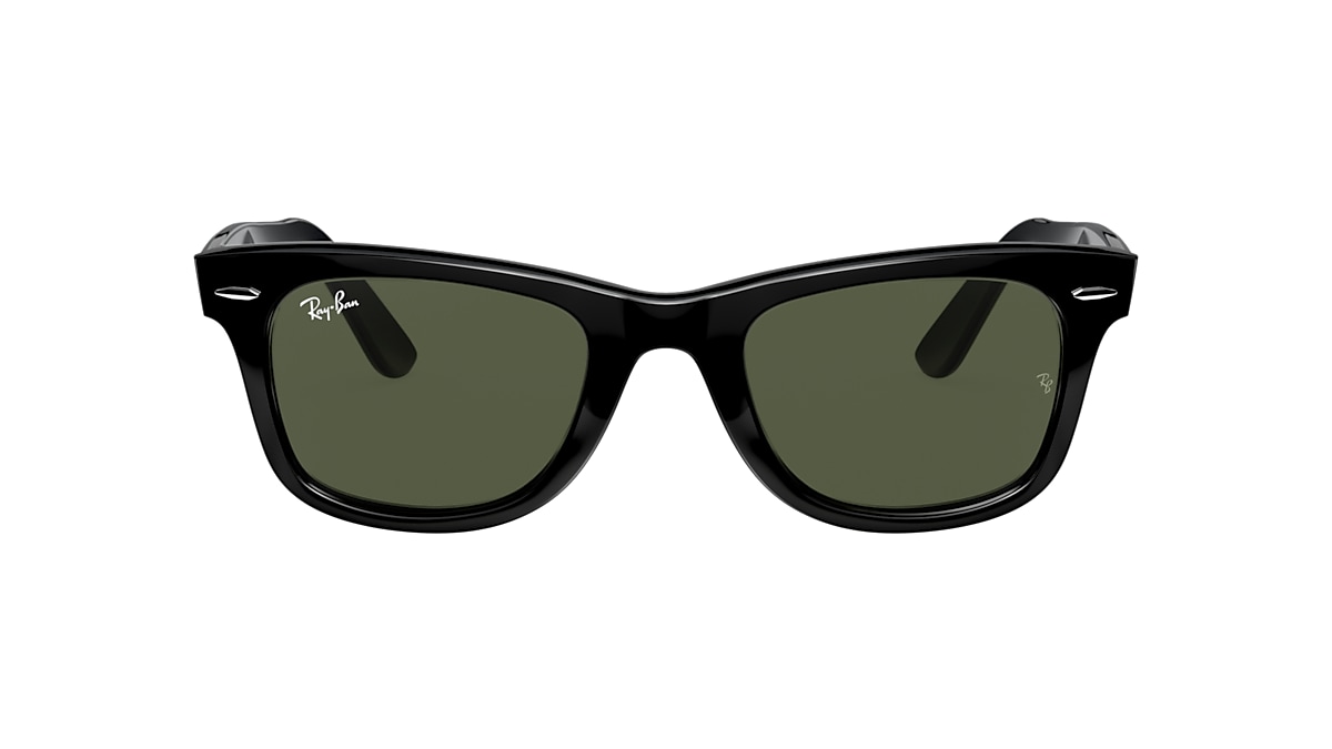 palo esfera cosa Ray-Ban RB2140 Original Wayfarer Classic 50 Green & Black Sunglasses |  Sunglass Hut USA