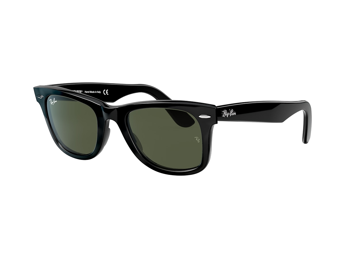 Uretfærdig hold Strømcelle Ray-Ban RB2140 Original Wayfarer Classic 50 Green & Black Sunglasses |  Sunglass Hut USA