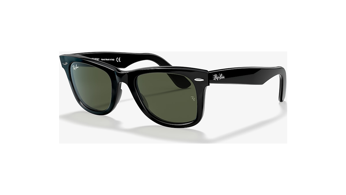 Thriller som resultat uvidenhed Ray-Ban RB2140 Original Wayfarer Classic 50 Green & Black Sunglasses |  Sunglass Hut USA